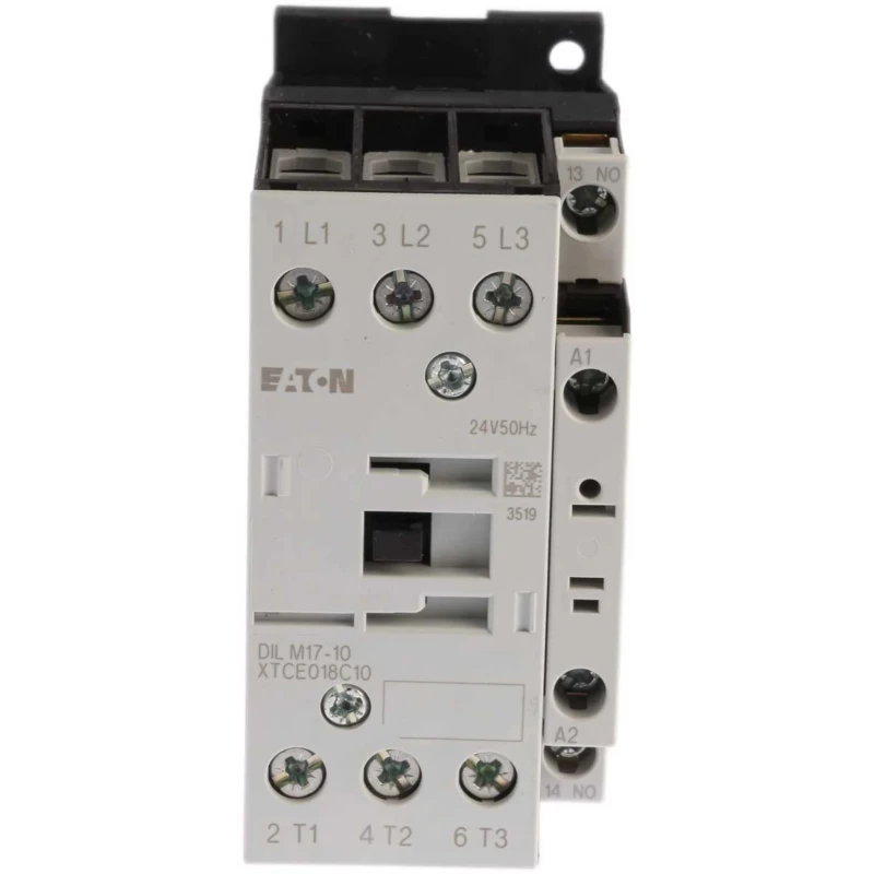 Eaton Contactor 3-Pole 17 A 7.5 kW 24V AC Coil Screw Mount DILM17-10(24V50HZ) 276991 DILM17-10(24V50HZ)