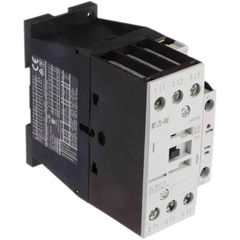 Eaton Contactor 3-Pole 17 A 7.5 kW 24V AC Coil Screw Mount DILM17-10(24V50HZ) 276991 DILM17-10(24V50HZ)
