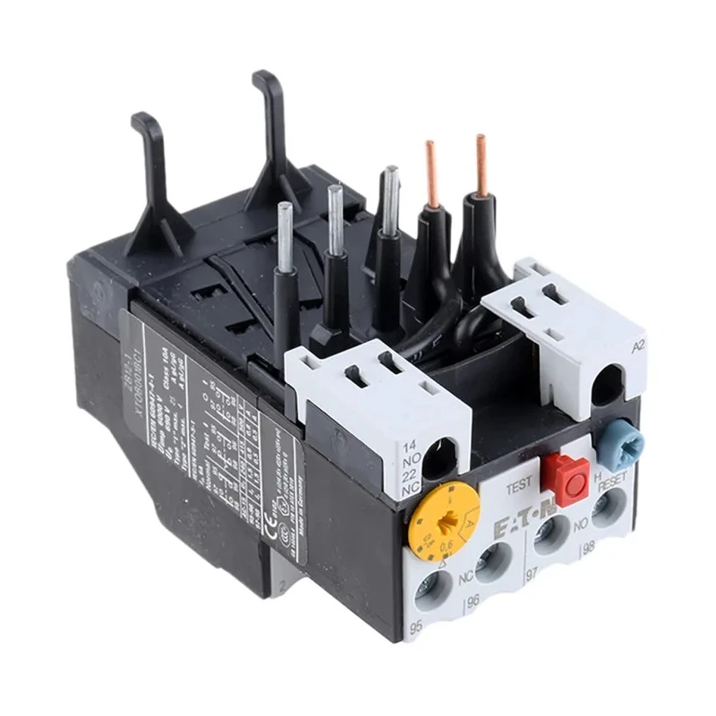 Eaton ZB Overload Relay 1 NO/1 NC, 0.6A to 1A FLC Motor Rating, 1A Contact Current, 6W Power, 500V AC Control 278435 ZB12-1