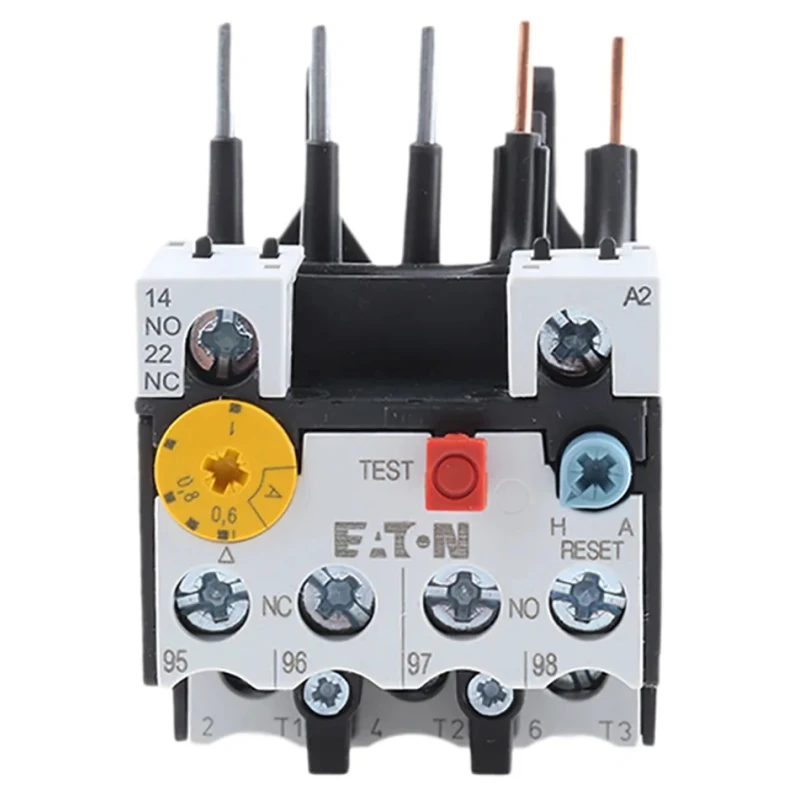 Eaton ZB Overload Relay 1 NO/1 NC, 0.6A to 1A FLC Motor Rating, 1A Contact Current, 6W Power, 500V AC Control 278435 ZB12-1