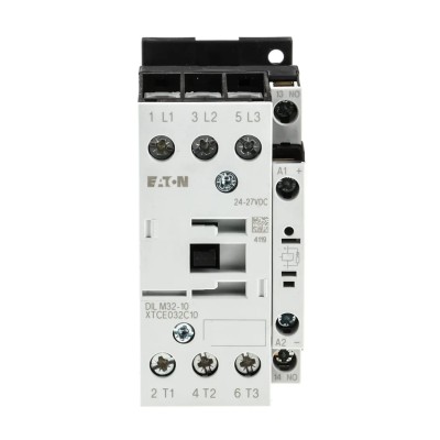 Eaton Industrial Motor Control Contactor 24V dc Coil, 3-Pole, 32 A, 15 kW, 400V ac 277274 DILM32-10(RDC24)