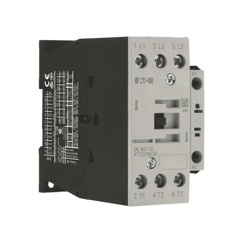 Eaton DILM Contactor 3-Pole 17 A 7.5 kW Coil Voltage 400V AC Model 277006 DILM17-10(400V50HZ,440V60HZ)