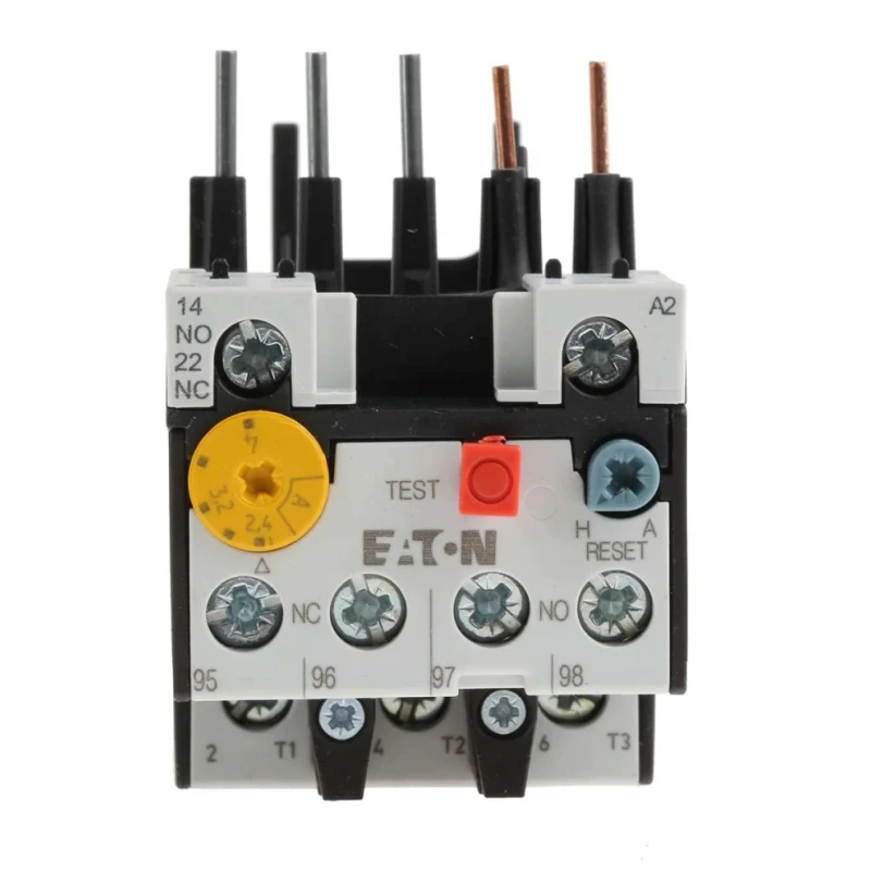 Eaton Overload Relay 1 NO/1 NC 2.4–4A F.L.C, 4A Contact Current, 6W Power, 500V AC Control Voltage 278438 ZB12-4