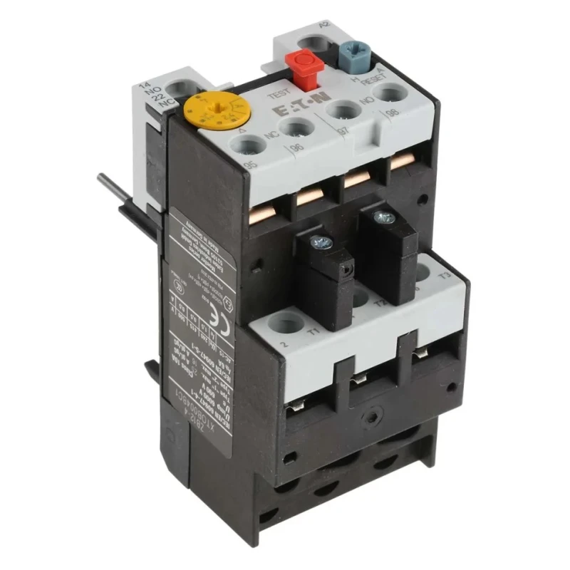 Eaton Overload Relay 1 NO/1 NC 2.4–4A F.L.C, 4A Contact Current, 6W Power, 500V AC Control Voltage 278438 ZB12-4
