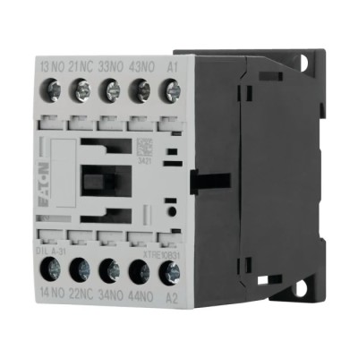 Eaton DILA Contactor Relay 110V AC Coil, 4-Pole, 4A, 120V AC Control Circuit, 3 NO/1 NC 276361 DILA-31(110V50HZ,120V60HZ)
