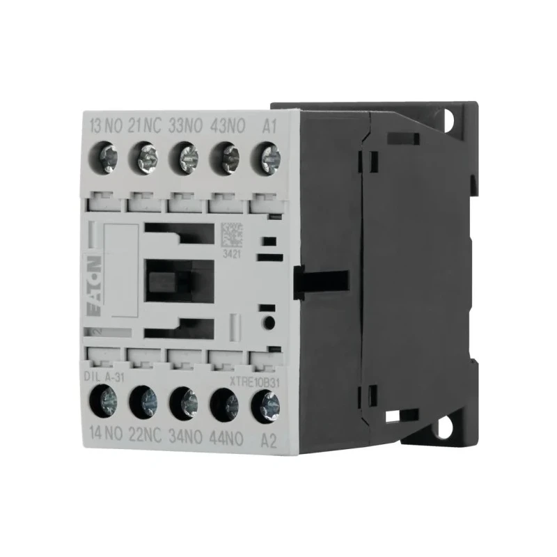 Eaton DILA Contactor Relay 110V AC Coil, 4-Pole, 4A, 120V AC Control Circuit, 3 NO/1 NC 276361 DILA-31(110V50HZ,120V60HZ)