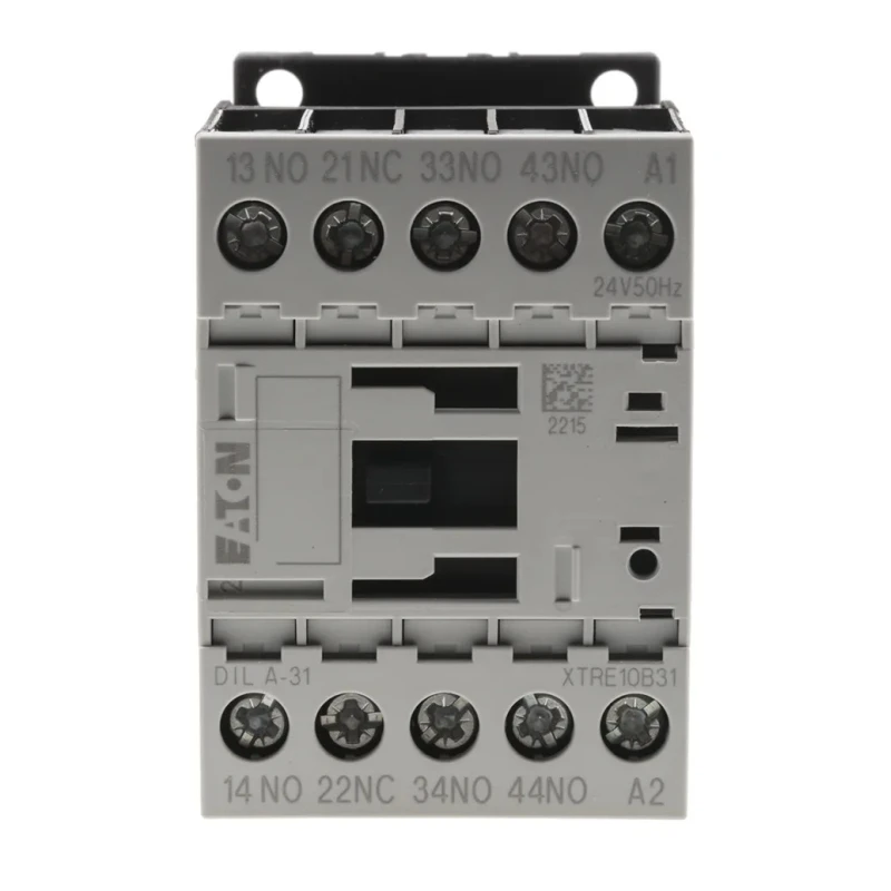 Eaton DILA Contactor Relay 24V AC Coil Voltage, 4-Pole, 4A Operational Current, 3 NO/1 NC Contacts 276351 DILA-31(24V50HZ)