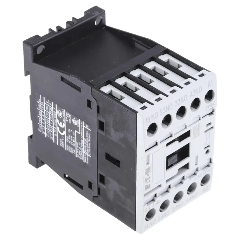 Eaton Contactor 24V DC Coil, 4-Pole, 4 A Contact Current, 400V AC Contact Voltage 276344 DILA-40(24VDC)
