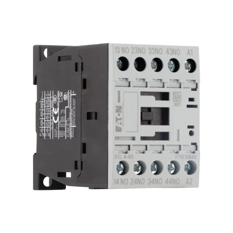 Eaton DILA Contactor Relay, 230V AC Coil, 4-Pole, 4 A Contact Current, 4 NO Contacts, 415V 276329 DILA-40(230V50HZ,240V60HZ)