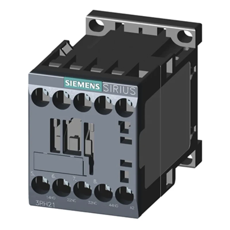 Siemens 3RH2 Contactor Relay 400V AC Coil 10A Contact Current, 2 NO/2 NC Contacts, 690V AC Contact Voltage 3RH2122-1AV00
