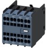 Siemens Auxiliary Contact, 4 Contact, 3 NO/1 NC, Snap-On Mount, 10 A, 690 V, 3RH2911-2GA31