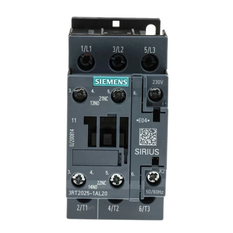 Siemens 3RT2 Control Relay 3 NO 17A F.L.C 40A Contact Rating 7.5 kW 230V AC 3 3RT2025-1AL20