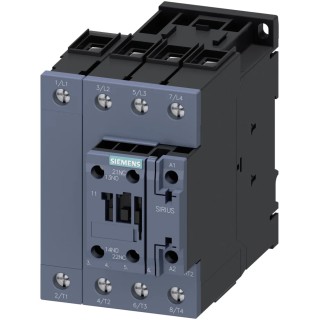 Siemens 3RT2 Contactor, 230V AC Coil, 4-Pole, 60A, 32W Power, 4 NO Contacts, 690V AC Rated 3RT2336-1AU00