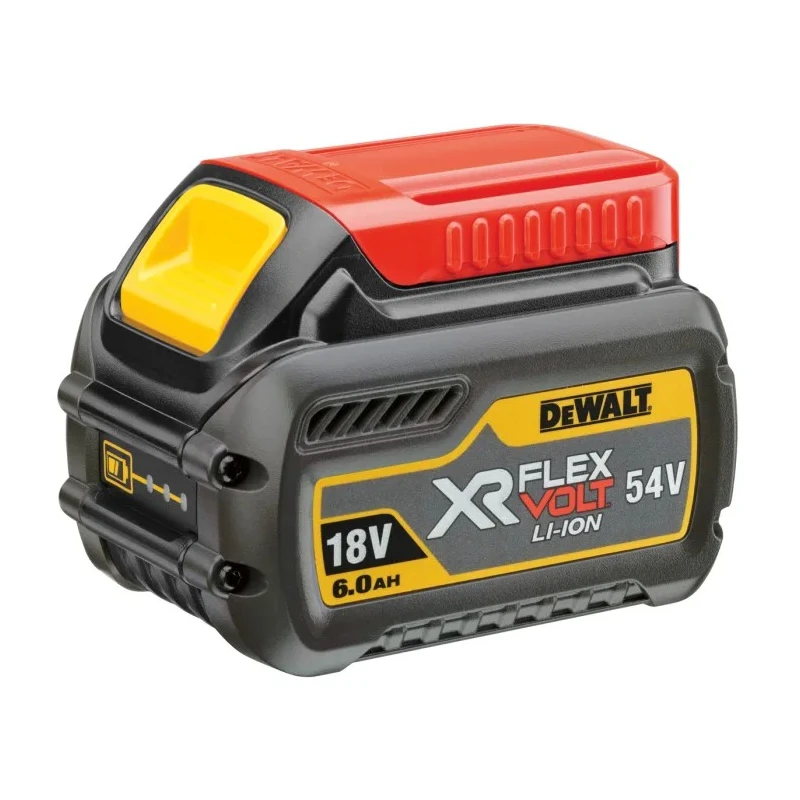 DeWALT 6 Ah 54V Power Tool Battery Compatible with 18V XR & 54V XR FLEXVOLT Tools DCB546-XJ