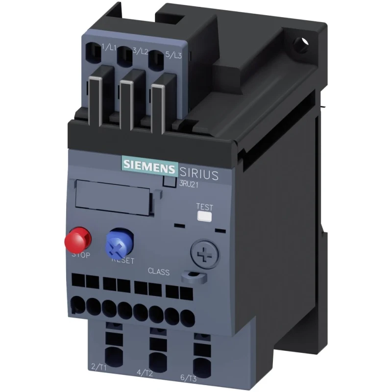 Siemens SIRIUS 3RU2 Thermal Overload Relay 1 NO/1 NC, 3.2A FLC, 3A Contact Rating, 2.2 kW 3RU2116-1DC1