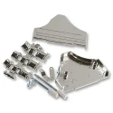 MH Connectors Zinc Angled D-Sub Backshell 37 Contacts Strain Relief MHDM35
