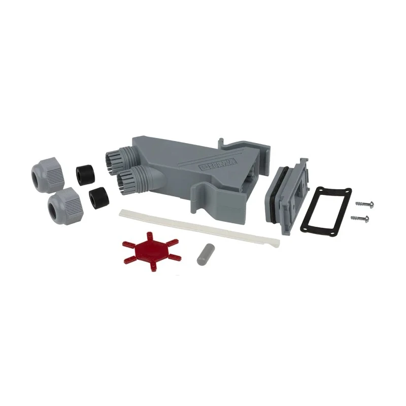 Phoenix Contact VS-09-SET-STD Series Polyamide 45° D-Sub Backshell 9 Way 1 Size IP67 1689145