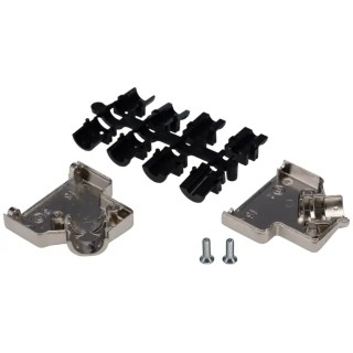 MH Connectors Zinc Angled D-Sub 15 Way Strain Relief Backshell MHDVSL15-K