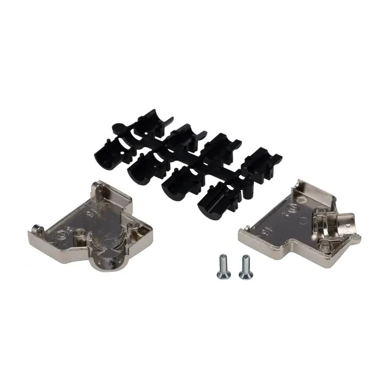 MH Connectors Zinc Angled D-Sub 15 Way Strain Relief Backshell MHDVSL15-K