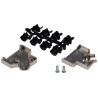 MH Connectors Zinc Angled D-Sub 15 Way Strain Relief Backshell MHDVSL15-K