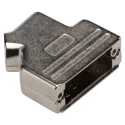 MH Connectors Zinc Angled D-Sub 15 Way Strain Relief Backshell MHDVSL15-K