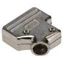 MH Connectors Zinc Angled D-Sub 15 Way Strain Relief Backshell MHDVSL15-K