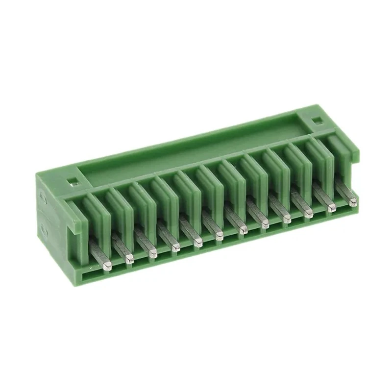 Phoenix Contact Pluggable Terminal Block, 12-Contact, 2.5 mm Pitch, 1 Row, 4A Current, Polybutylene Terephthalate 1881655