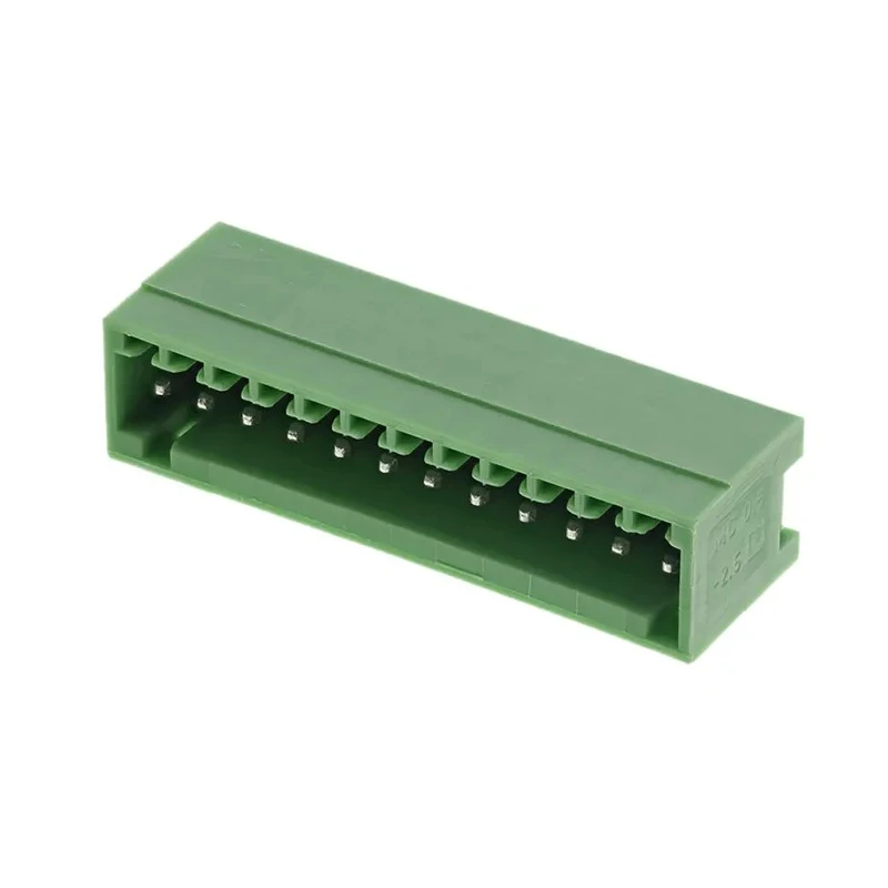 Phoenix Contact Pluggable Terminal Block, 12-Contact, 2.5 mm Pitch, 1 Row, 4A Current, Polybutylene Terephthalate 1881655