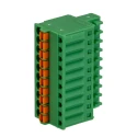 Phoenix Contact FK-MC 0.5/10-ST-2.5 Series Pluggable Terminal Block 10-Contact 2.5 mm Pitch Spring Cage Termination 1881406
