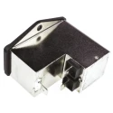 Schurter Panel Mount IEC Connector Male 2 Pole 1 Fuse 6A 250V ac Quick Connect 4304.4004