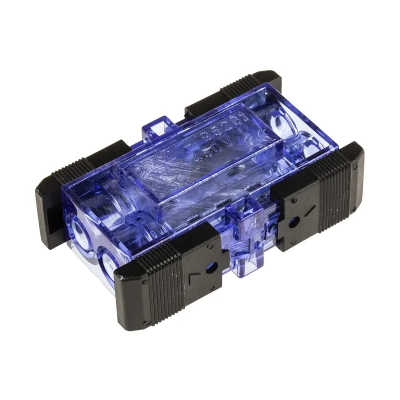RS PRO Non-Fused Terminal Block, 2-Way, 10mm² and 25mm² Wire Size, 101A Current, Screw Termination, Polycarbonate 492-8788