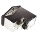 Schurter 250V AC 2A Panel Mount IEC Connector Male 2 Pole 2 Fuse Solder 4304.4022