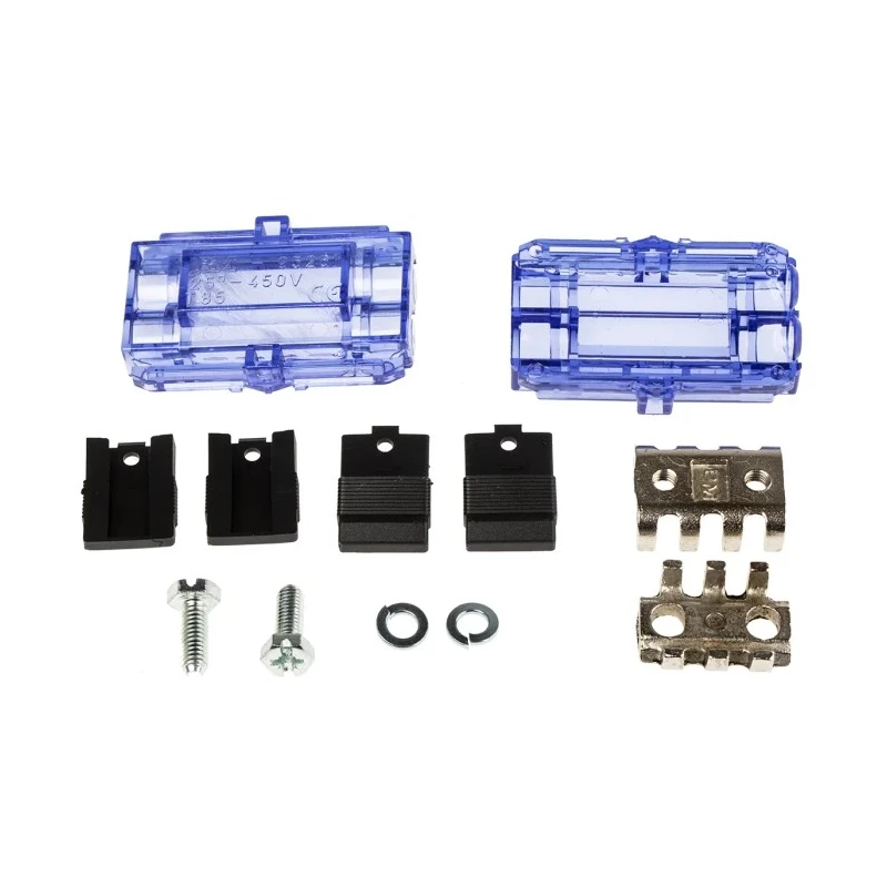 RS PRO Non-Fused Terminal Block, 2-Way, 10mm² and 25mm² Wire Size, 101A Current, Screw Termination, Polycarbonate 492-8788