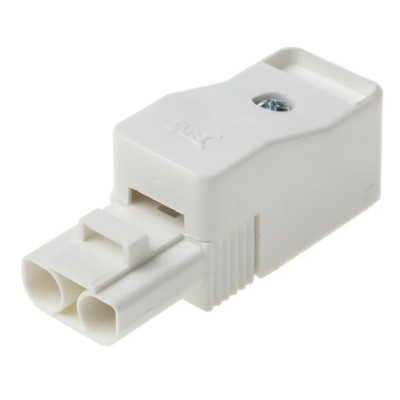 RS PRO Non-Fused Terminal Block 2-Way 2.5mm² Wire 16A Screw 400V Nylon Brass Contact 492-8772