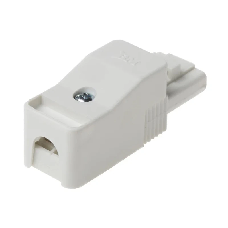 RS PRO Non-Fused Terminal Block 2-Way 2.5mm² Wire 16A Screw 400V Nylon Brass Contact 492-8772