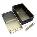 Hammond Flanged Flame Retardant ABS Enclosure IP54 61 mm x 191 mm x 110 mm 1591EFLBK