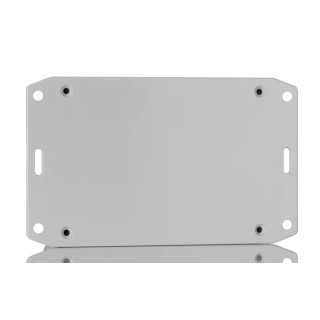 Hammond Flame Retardant ABS Flanged General Purpose Enclosure IP54 40 mm x 110 mm x 82 mm 1591SFLGY