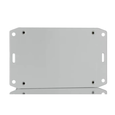Hammond Flame Retardant ABS Flanged General Purpose Enclosure IP54 40 mm x 110 mm x 82 mm 1591SFLGY