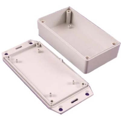 Hammond Flanged Flame Retardant ABS Enclosure IP54 27 mm x 112 mm x 62 mm 1591BFLGY