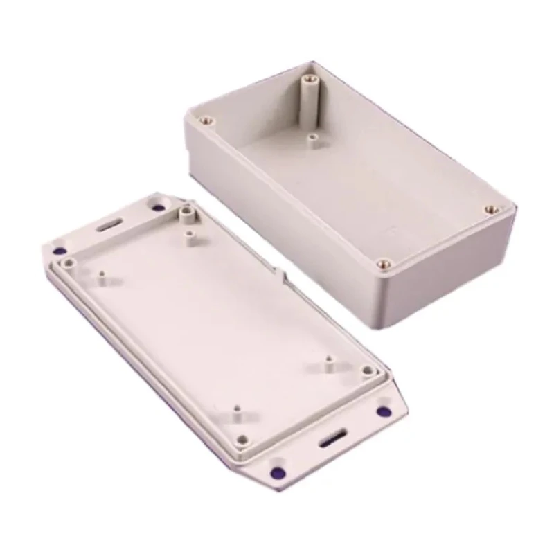 Hammond Flanged Flame Retardant ABS Enclosure Grey Lid 59 mm x 120 mm x 80 mm 1591TFLGY