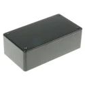 Hammond 1591 Series Flame Retardant ABS Enclosure Black Lid IP54 120mm x 65mm x 40mm IP54