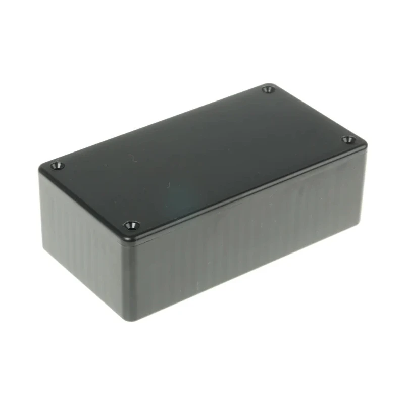 Hammond 1591 Series Flame Retardant ABS Enclosure Black Lid IP54 120mm x 65mm x 40mm IP54