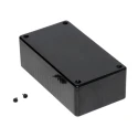 Hammond 1591 Series Flame Retardant ABS Enclosure Black Lid IP54 120mm x 65mm x 40mm IP54