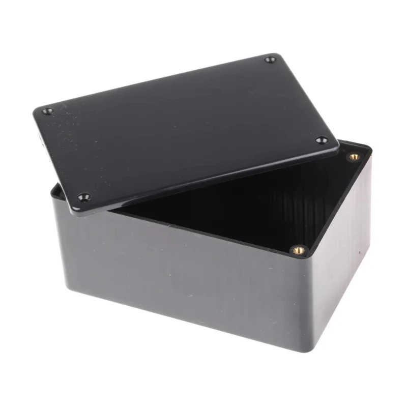 Hammond 1591 Series Black Black Lid Flame Retardant ABS Enclosure, IP54, 59 mm x 120 mm x 80 mm IP54