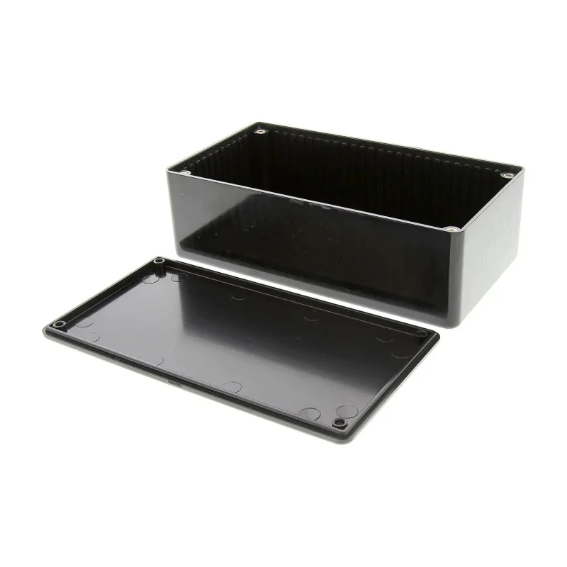Hammond Flame Retardant ABS Enclosure Black Lid IP54 50 mm x 150 mm x 80 mm 