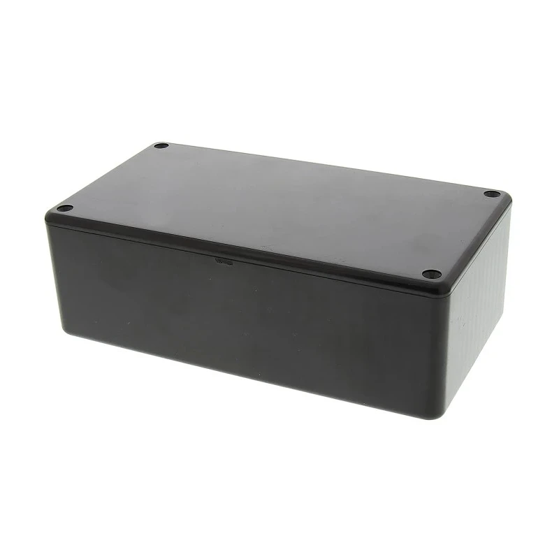 Hammond Flame Retardant ABS Enclosure Black Lid IP54 50 mm x 150 mm x 80 mm 