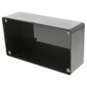 Hammond Flame Retardant ABS Enclosure Black Lid IP54 50 mm x 150 mm x 80 mm 
