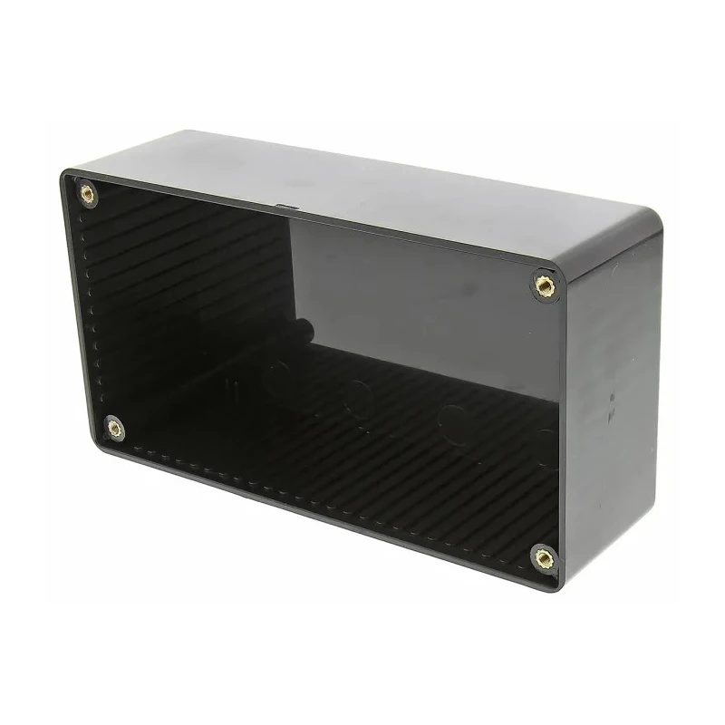 Hammond Flame Retardant ABS Enclosure Black Lid IP54 50 mm x 150 mm x 80 mm 