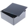 Hammond 1591 Series Flame Retardant ABS Enclosure IP54, Black Lid, 59 mm x 120 mm x 120 mm IP54
