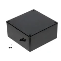 Hammond 1591 Series Flame Retardant ABS Enclosure IP54, Black Lid, 59 mm x 120 mm x 120 mm IP54